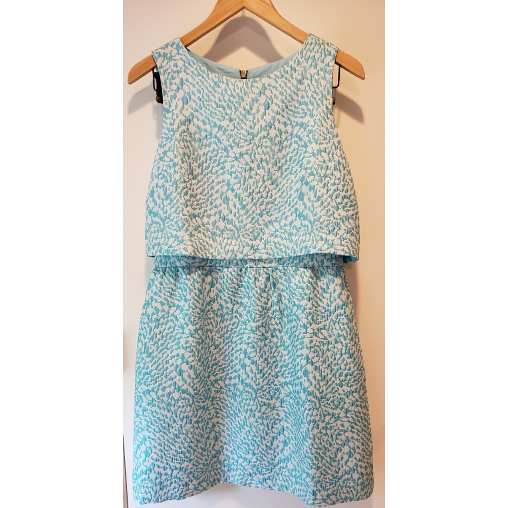Light Blue Cocktail Summer Dress Size 8